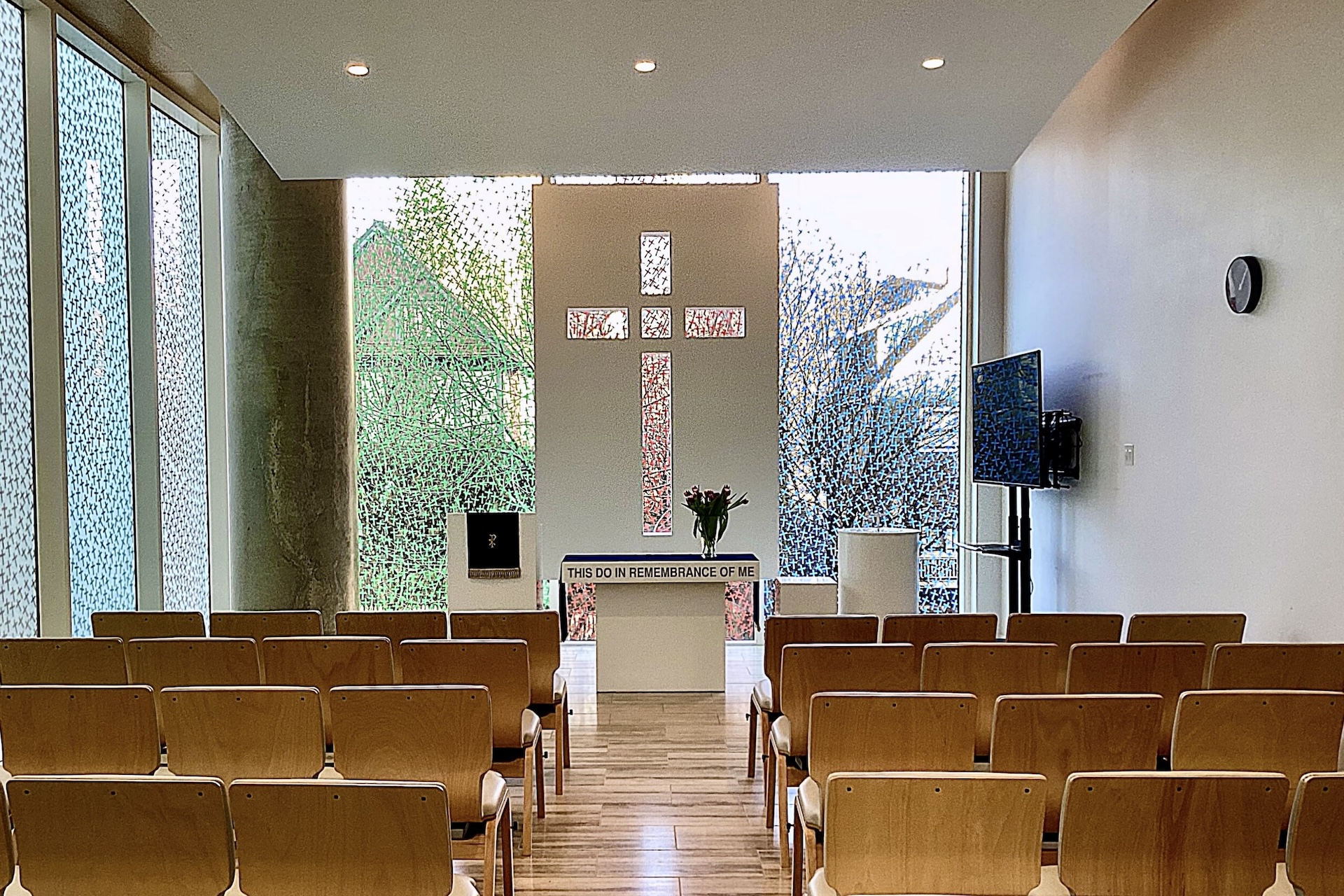 Worship service at Bookton Presbyterian Church